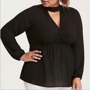 Torrid Plus Size Cut out Blouse
